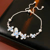 Wholesale Women's Light Luxury Geometric Copper Plastic Zircon Bracelet