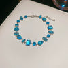 Wholesale Women's Light Luxury Geometric Copper Plastic Zircon Bracelet