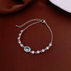 Wholesale Women's Light Luxury Geometric Copper Plastic Zircon Bracelet