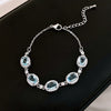 Wholesale Women's Light Luxury Geometric Copper Plastic Zircon Bracelet