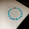 Wholesale Women's Light Luxury Geometric Copper Plastic Zircon Bracelet
