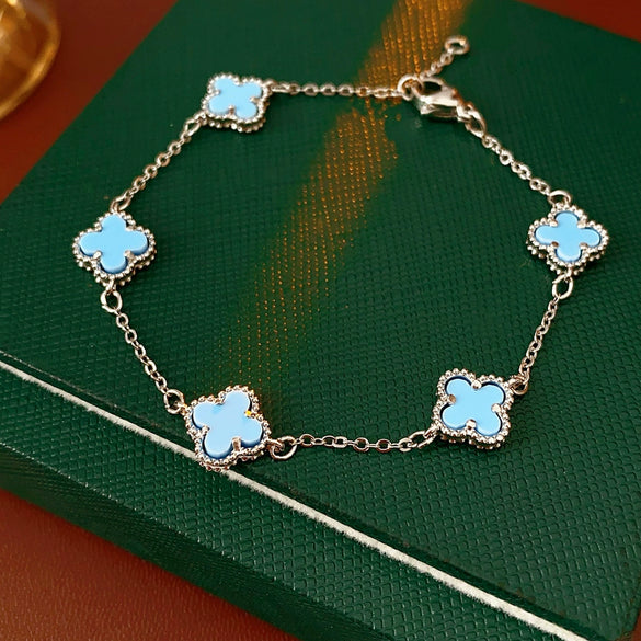Wholesale Women's Light Luxury Geometric Copper Plastic Zircon Bracelet