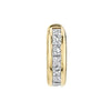 Wholesale Women's Light Luxury Geometric Copper Plated Real Gold Inlaid Zircon Earrings