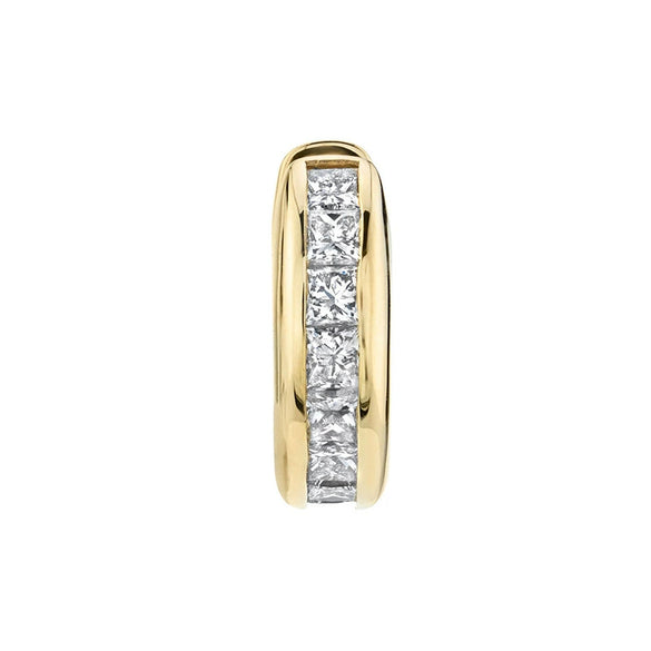 Wholesale Women's Light Luxury Geometric Copper Plated Real Gold Inlaid Zircon Earrings