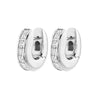 Wholesale Women's Light Luxury Geometric Copper Plated Real Gold Inlaid Zircon Earrings
