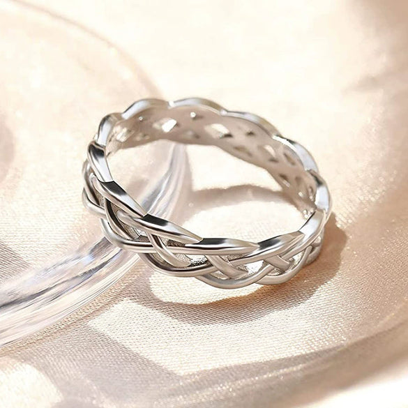 Wholesale Women's Light Luxury Geometric Copper Ring With Electroplating