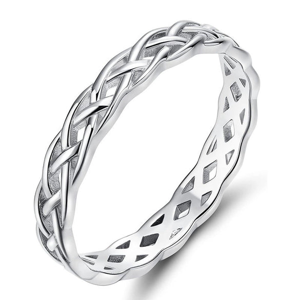 Wholesale Women's Light Luxury Geometric Copper Ring With Electroplating