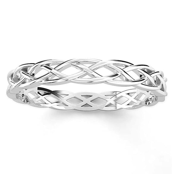 Wholesale Women's Light Luxury Geometric Copper Ring With Electroplating