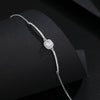 Wholesale Women's Light Luxury Geometric Diamond 925 Sterling Silver Bracelet