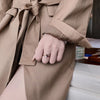 Wholesale Women's Light Luxury Geometric Doublelayer Gem Titanium Steel Electroplated Round Ring
