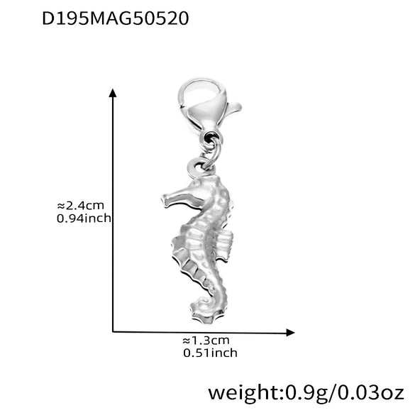 Wholesale Women's Light Luxury Geometric Ferris Wheel Octopus Starfish Diy Necklace In Stainless Steel And Titanium Steel With Electroplating