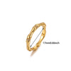 Wholesale Women's Light Luxury Geometric Fruitshaped Inlaid With Gold Stainless Steel Zircon Imitation Pearl Ring Accessories