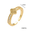Wholesale Women's Light Luxury Geometric Goldplated Copper Bracelet With Fourleaf Clover And Flower Design