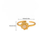 Wholesale Women's Light Luxury Geometric Heart Shape Inlaid With Gold Pearl Titanium Steel Open Ring