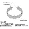 Wholesale Women's Light Luxury Geometric Multi Shaped Stainless Steel 18K Gold Plated Ring Set