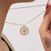 Wholesale Women's Light Luxury Geometric Pattern Stainless Steel 18K Gold Plated Clavicle Chain Necklace