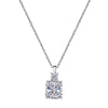 Wholesale Women's Light Luxury Geometric Perfum Bottle Pendant S925 Sterling Silver Clavicle Chain Necklace With Electroplating