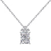 Wholesale Women's Light Luxury Geometric Perfum Bottle Pendant S925 Sterling Silver Clavicle Chain Necklace With Electroplating