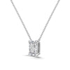 Wholesale Women's Light Luxury Geometric Perfum Bottle Pendant S925 Sterling Silver Clavicle Chain Necklace With Electroplating