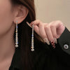 Wholesale Women's Light Luxury Geometric Round Copper Earrings