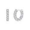Wholesale Women's Light Luxury Geometric S925 Silver Earrings With Electroplating And Mosan Diamond