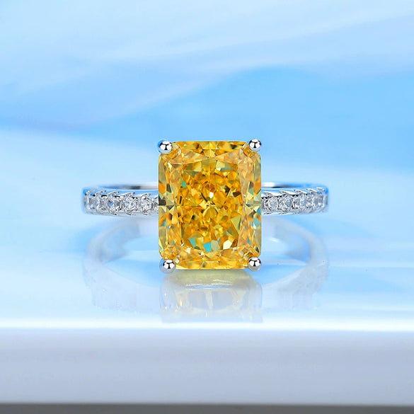 Wholesale Women's Light Luxury Geometric S925 Sterling Silver Diamond Ring