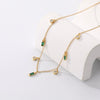 Wholesale Women's Light Luxury Geometric Square Zircon S925 Sterling Silver Necklace Cross Chain