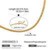 Wholesale Women's Light Luxury Geometric Stainless Steel Blade Chain Necklace With Electroplating