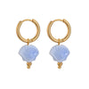 Wholesale Women's Light Luxury Geometric Stainless Steel Earrings With Macaron Color And Electroplating Treatment