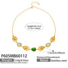 Wholesale Women's Light Luxury Geometric Stainless Steel Electroplated Clavicle Necklace