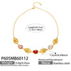 Wholesale Women's Light Luxury Geometric Stainless Steel Electroplated Clavicle Necklace