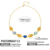 Wholesale Women's Light Luxury Geometric Stainless Steel Electroplated Clavicle Necklace