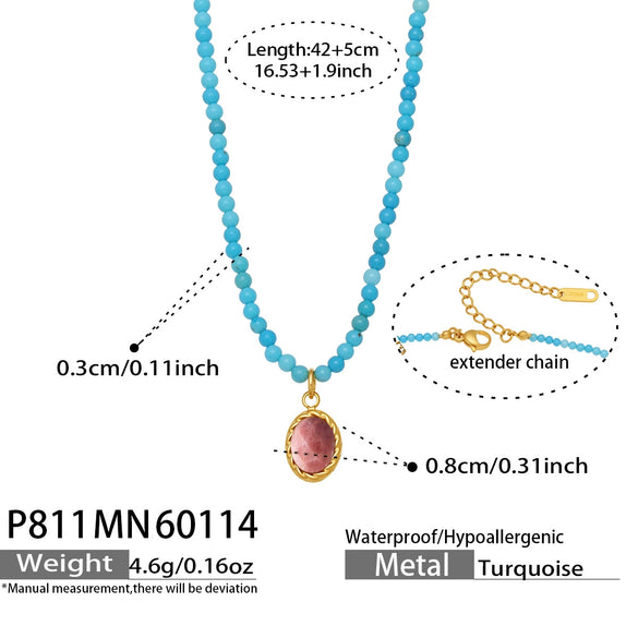 Wholesale Women's Light Luxury Geometric Stainless Steel Electroplated Layered Necklaces With Evil Eye Pendants