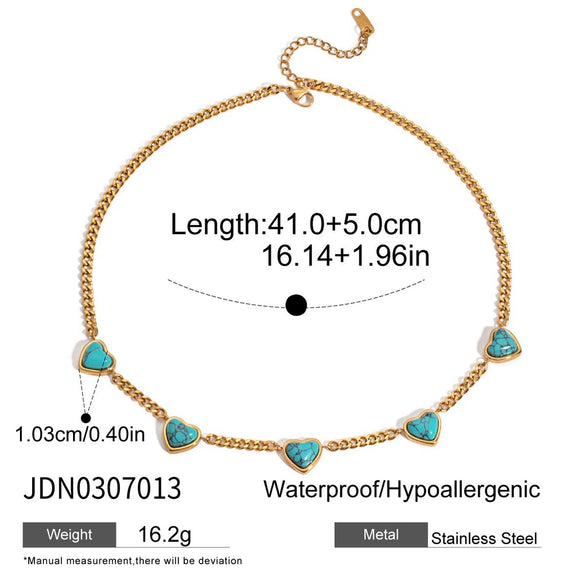Wholesale Women's Light Luxury Geometric Stainless Steel Electroplated Necklace
