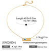 Wholesale Women's Light Luxury Geometric Stainless Steel Electroplated Necklace