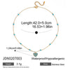 Wholesale Women's Light Luxury Geometric Stainless Steel Electroplated Necklace