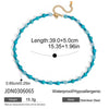 Wholesale Women's Light Luxury Geometric Stainless Steel Electroplated Necklace