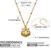 Wholesale Women's Light Luxury Geometric Stainless Steel Electroplated Oildrip Shell Pendant Necklace With Resin Beads And Tassels Layered Clavicle Chain Set