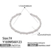 Wholesale Women's Light Luxury Geometric Stainless Steel Electroplated Open Rings Set Accessories