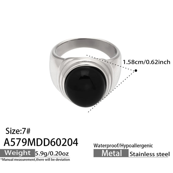 Wholesale Women's Light Luxury Geometric Stainless Steel Electroplated Plated With 18K Real Gold Ring And Bracelet Accessories