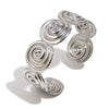 Wholesale Women's Light Luxury Geometric Stainless Steel Electroplated Spiral Bracelet