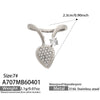 Wholesale Women's Light Luxury Geometric Stainless Steel Jewelry Set With 18K Gold Plated Electroplating