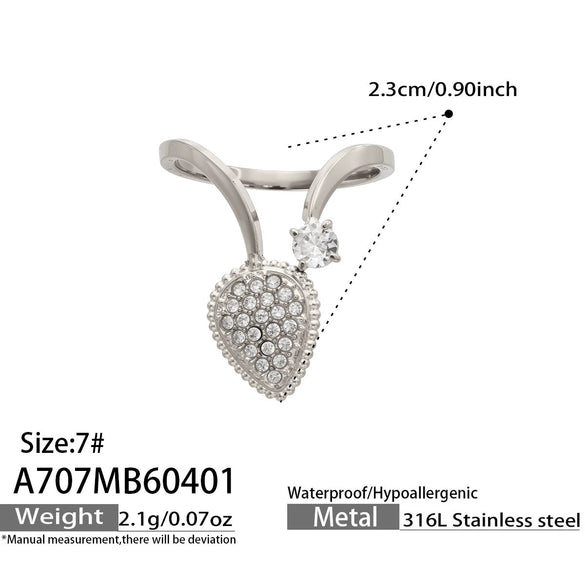 Wholesale Women's Light Luxury Geometric Stainless Steel Jewelry Set With 18K Gold Plated Electroplating