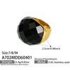 Wholesale Women's Light Luxury Geometric Stainless Steel 18K Gold Plated Index Finger Ring Set Accessories