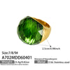 Wholesale Women's Light Luxury Geometric Stainless Steel 18K Gold Plated Index Finger Ring Set Accessories