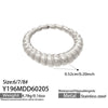 Wholesale Women's Light Luxury Geometric Stainless Steel 18K Gold Plated Ring Set Fashionable Jewelry Accessories