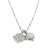 Wholesale Women's Light Luxury Geometric Stainless Steel 18K Goldplated Pendant Necklace