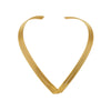 Wholesale Women's Light Luxury Geometric Stainless Steel Necklace With 18K Gold Electroplating
