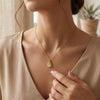Wholesale Women's Light Luxury Geometric Stainless Steel Pvd Furnace Vacuum Real Gold Plated Pendant Necklace