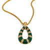 Wholesale Women's Light Luxury Geometric Stainless Steel Vacuum Plated Pendant Necklace
